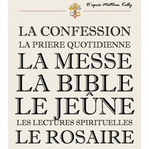 Les sept piliers de la vie spirituelle catholique