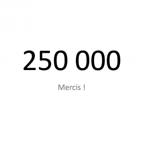 250 000 mercis !